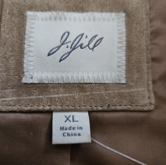 NWT - Suede J. Jill "Doe Multi" Color Blazer Jacket - Size XL - Picture 3 of 11